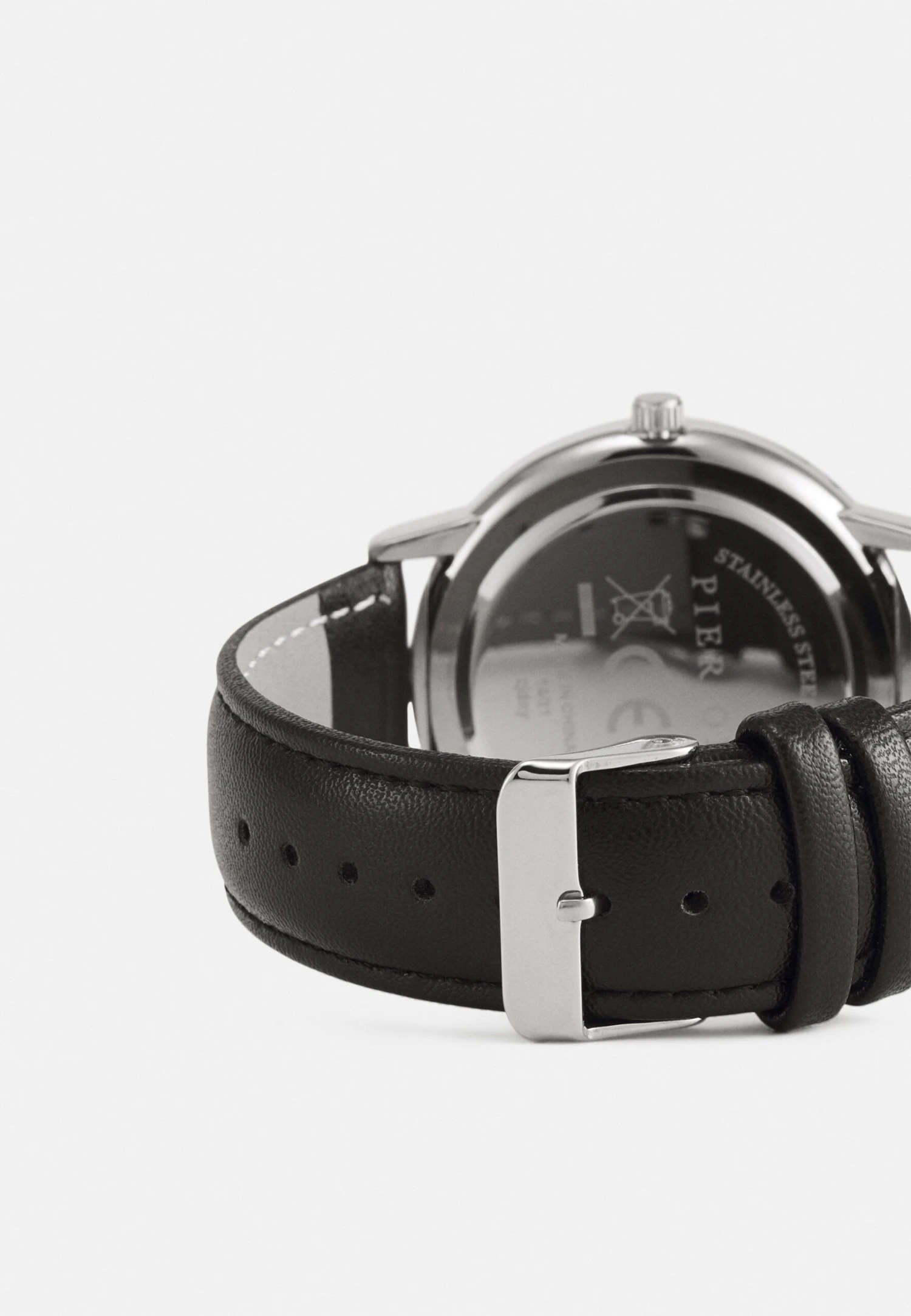 Pier One Reloj - Black/Silvercoloured 2 Pier One Reloj - Black/Silvercoloured - Imagen 2