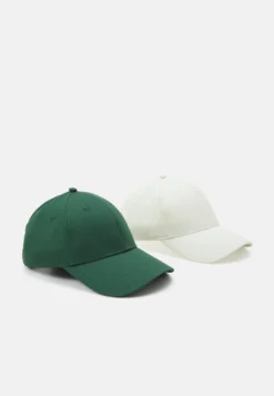 Pier One Unisex 2 Pack - Gorra - Green/Off White