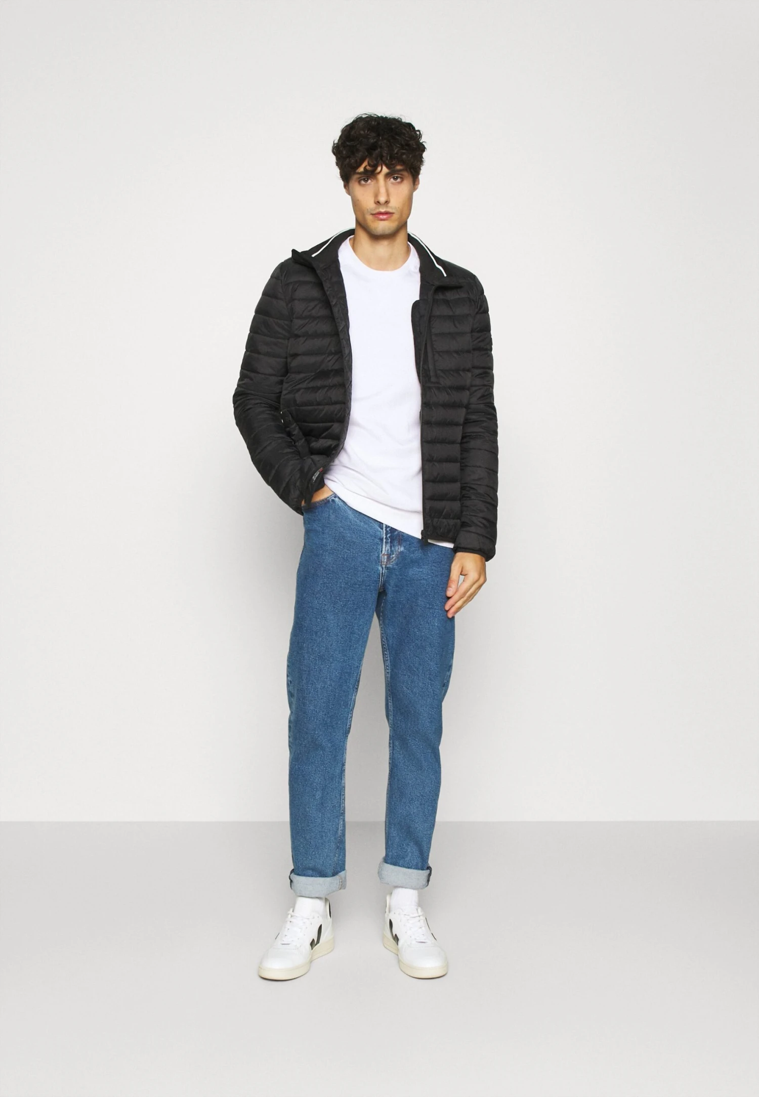 Pier One 2 Pack - Sudadera - White/Black 1 Pier One 2 Pack - Sudadera - White/Black