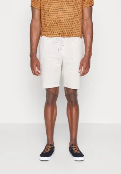 Pier One Linen Blend Drawcord Shorts- Shorts - Beige -Pier One e1eb8ad428564dfb8727d9aeaa0a8f0f scaled