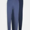 Pier One 2 Pack - Pantalón De Pijama - Dark Blue/Blue