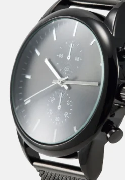 Pier One Unisex - Cronógrafo - Black -Pier One ed151e2b5f0941e6a2800fb6ba074085 scaled