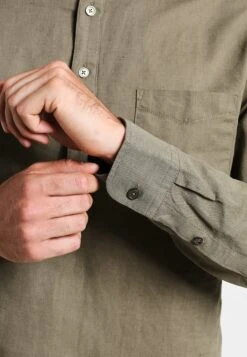 Pier One Camisa - Khaki -Pier One f27e82a1f5c04d0a8e8edceaca2cc659