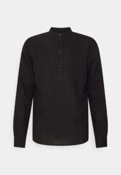 Pier One Linen Cotton Mix 2 Pack - Camisa - White/Black -Pier One f5232f1e8c48481f89ee6709ae44e911