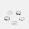 Pier One 5 Pack - Anillo - Silver-Coloured