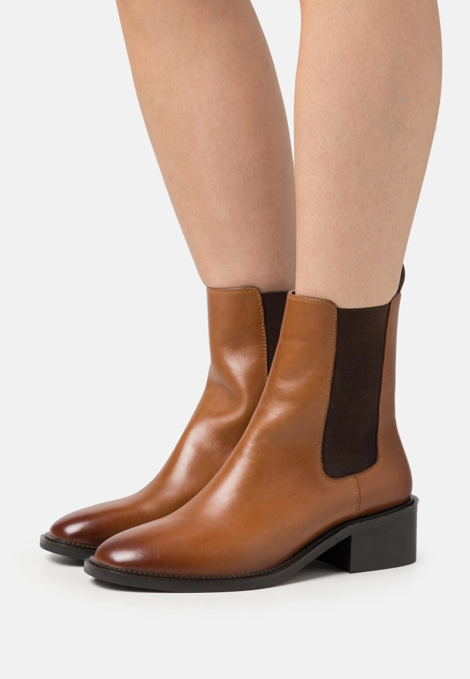 Pier One Leather- Botines - Cognac 1 Pier One Leather- Botines - Cognac