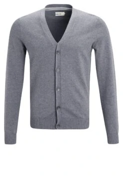 Pier One Chaqueta De Punto - Dark Grey Melange -Pier One fe4ceaf4c1db4652afe9dd62d650b2d3